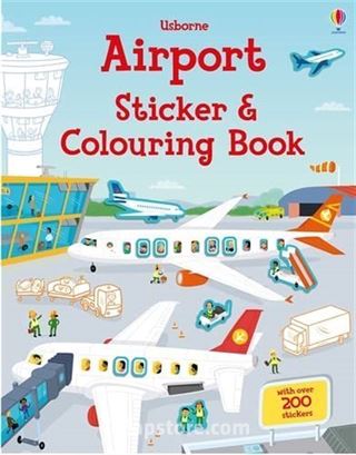 USB - Airport Sticker and Colouring Book