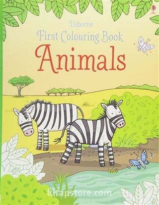 First Colouring Book Animals