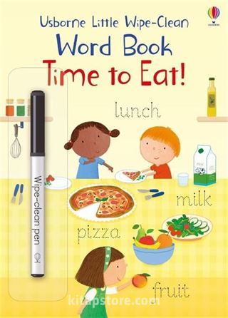 Little Wipe - Clean Word Book Time to Eat!