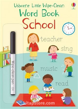 Little Wipe-Clean Word Book Schoolc