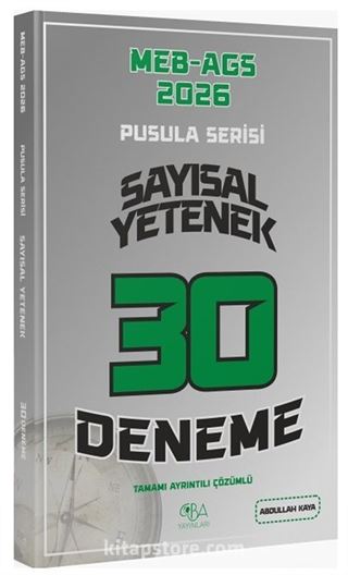 2026 MEB-AGS Sayısal Yetenek 30 Deneme Çözümlü Pusula Serisi