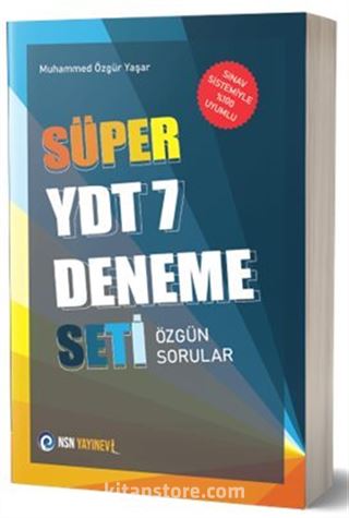 Süper YDT 7 Deneme Seti Özgün Sorular