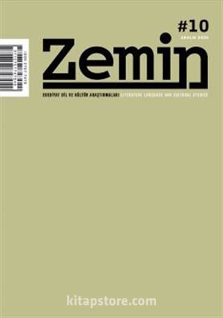 Zemin: Edebiyat Dil ve Kültür Araştırmaları Sayı:10