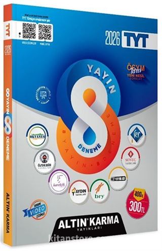 2026 TYT 8 Farklı Yayın 8 Farklı Deneme