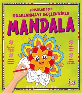 Çocuklar İçin Odaklanmayı Güçlendiren Mandala