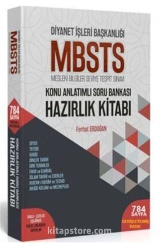 2025 Diyanet İşleri Başkanlığı MBSTS Konu Anlatımlı Soru Bankası Hazırlık Kitabı