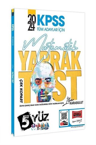 2024 KPSS Tüm Adaylar İçin 5Yüz Matematik Çek Kopart Yaprak Test