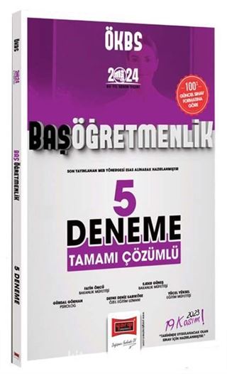 2024 Başöğretmenlik 5 Deneme