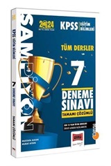 2024 Eğitim Bilimleri Tamamı Çözümlü Şampiyon 7 Deneme Sınavı