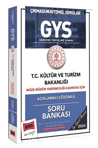 2024 GYS Kültür ve Turizm Bakanlığı Müze Müdür Yardımcılığı Kadrosu İçin Açıklamalı Çözümlü Soru Bankası