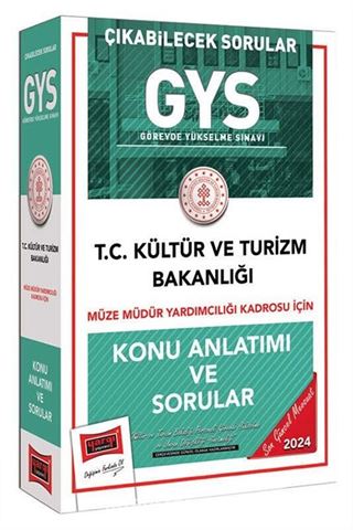 2024 GYS Müze Müdür Yardımcılığı Kadrosu İçin Konu Anlatımı ve Sorular
