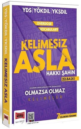 2026 YDS YÖKDİL YKSDİL Overdose Vocabulary Kelimesiz Asla