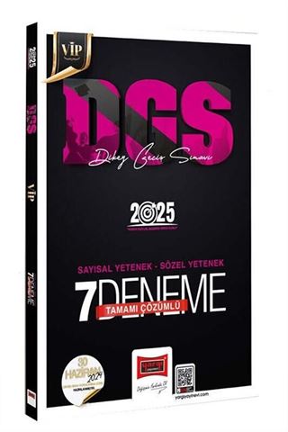 2025 DGS VİP Sayısal-Sözel Yetenek Tamamı Çözümlü 7 Deneme