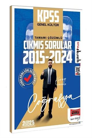 2025 KPSS Genel Kültür 2015-2024 Coğrafya Konularına Göre Düzenlenmiş Tamamı Çözümlü Çıkmış Sorular