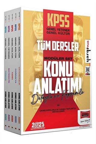 2025 KPSS GK-GY Konu Anlatımlı Modüler Set