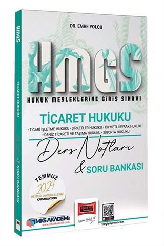 2025 Hukuk Mesleklerine Giriş Sınavı Ticaret Hukuku Ders Notları ve Soru Bankası