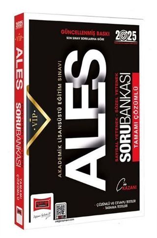 2025 ALES Vip Sayısal-Sözel Yetenek Tamamı Çözümlü Soru Bankası