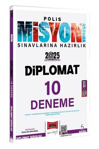 2025 Polis Misyon Sınavlarına Hazırlık Diplomat Serisi Diplomat 10 Deneme