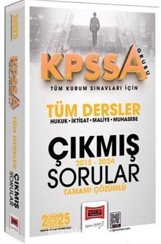 2025 KPSS-A Grubu Tüm Kurum Sınavları İçin Tüm Dersler 10 Yıl Çıkmış Sorular