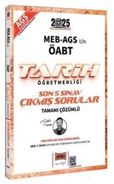2025 MEB AGS ÖABT Tarih Öğretmenliği Son 5 Sınav Çıkmış Sorular