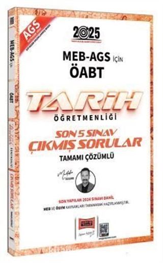 2025 MEB AGS ÖABT Tarih Öğretmenliği Son 5 Sınav Çıkmış Sorular