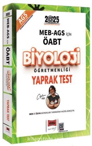 2025 MEB-AGS ÖABT Biyoloji Öğretmenliği Yaprak Test