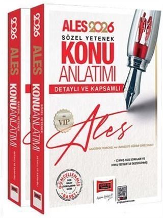 2026 ALES VIP Sayısal-Sözel Yetenek Detaylı ve Kapsamlı Konu Anlatımı (2 Cilt)