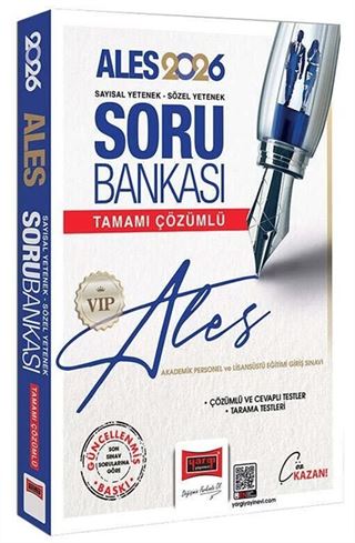 2026 ALES VIP Sayısal-Sözel Yetenek Tamamı Çözümlü Soru Bankası