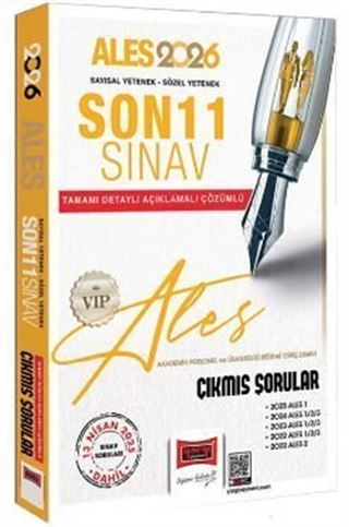 2026 ALES VIP Son 11 Sınav Çıkmış Sorular (13 Nisan 2025 Sınavı Dahil)