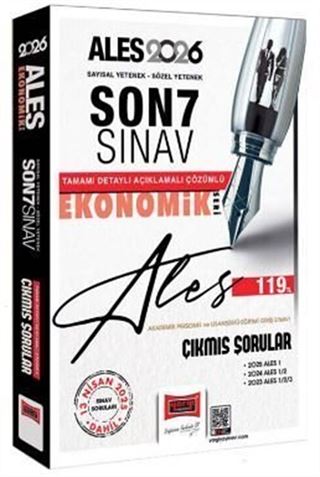 2026 ALES Ekonomik Seri Son 7 Sınav Çıkmış Sorular (13 Nisan 2025 Sınavı Dahil)