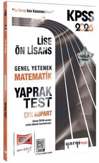 2026 KPSS Lise-Ön Lisans Genel Yetenek Matematik Çek Kopart Yaprak Test