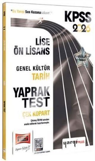 2026 KPSS Lise-Ön Lisans Genel Kültür Tarih Çek Kopart Yaprak Test