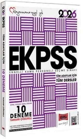 2026 Tüm Adaylar İçin EKPSS GK-GY Tüm Dersler Tamamı Çözümlü 10 Deneme