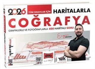 2026 Tüm Sınavlar İçin Haritalarla Coğrafya Grafiklerle ve Fotoğraflarla 400 Haritalı Soru