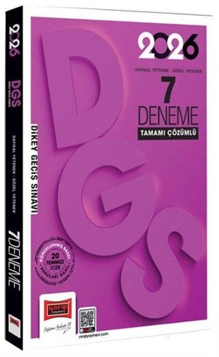 2026 DGS Sayısal-Sözel Yetenek Tamamı Çözümlü 7 Deneme
