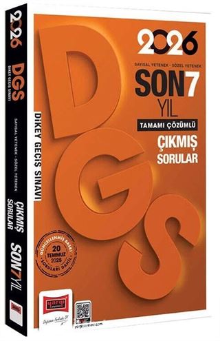 2026 DGS Sayısal-Sözel Yetenek Son 7 Yıl Çıkmış Sorular