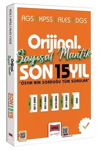 2026 KPSS AGS ALES DGS Orijinal Sayısal Mantık Son 15 Yıl Çıkmış Sorular