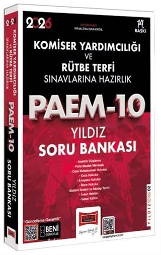 2026 PAEM Komiser Yardımcılığı ve Rütbe Terfi Sınavlarına Hazırlık Yıldız Soru Bankası