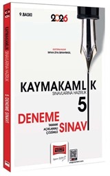 2026 Kaymakamlık Sınavlarına Hazırlık 5 Deneme Sınavı