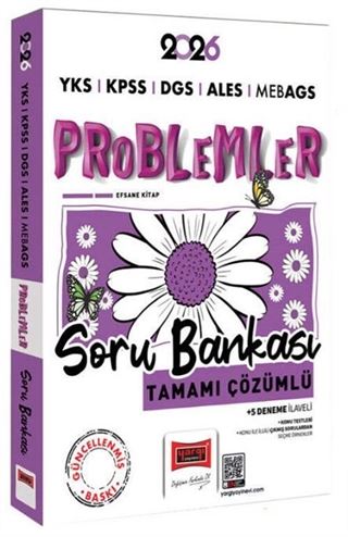 2026 YKS KPSS ALES DGS MEB-AGS Papatya Serisi Problemler Tamamı Çözümlü Soru Bankası