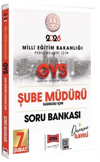 2026 MEB Personelleri İçin GYS Şube Müdürü Kadrosu İçin Deneme İlaveli Soru Bankası