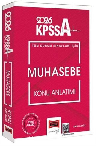 2026 KPSS-A Grubu Tüm Kurum Sınavları İçin Muhasebe Konu Anlatımı