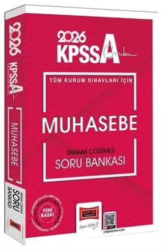 2026 KPSS-A Grubu Tüm Kurum Sınavları İçin Muhasebe Tamamı Çözümlü Soru Bankası