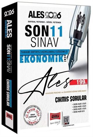 2026 ALES Sayısal-Sözel Yetenek Son 11 Sınav Çıkmış Sorular (Ekonomik Seri)