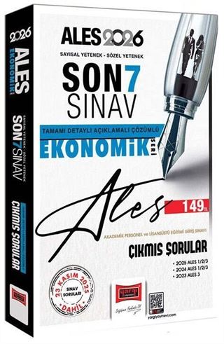 2026 ALES Sayısal-Sözel Yetenek Son 7 Sınav Çıkmış Sorular (Ekonomik Seri)