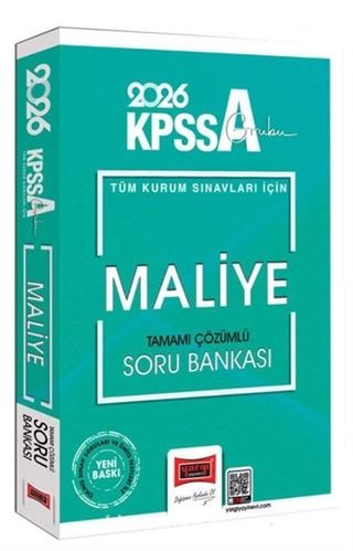 2026 KPSS-A Grubu Tüm Kurum Sınavları İçin Maliye Tamamı Çözümlü Soru Bankası