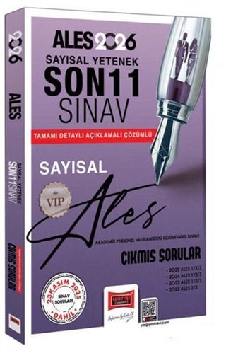 2026 ALES Sayısal Yetenek Son 11 Sınav Çıkmış Sorular (23 Kasım 2025)