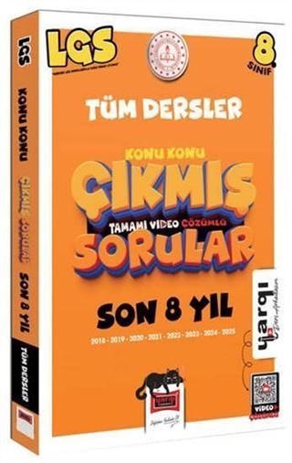 8. Sınıf LGS 2018-2025 Tüm Dersler Konu Konu Son 8 Yıl Çıkmış Sorular