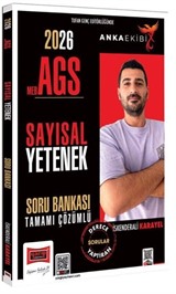 2026 MEB-AGS Anka Ekibi Sayısal Yetenek Tamamı Çözümlü Soru Bankası