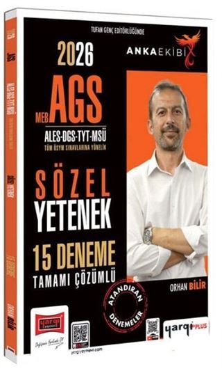 2026 MEB-AGS ALES DGS TYT MSÜ Anka Ekibi Sözel Yetenek Tamamı Çözümlü 15 Deneme